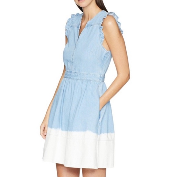 Kate Spade Dip Dye Denim Dress | Size 12 - Picture 16 of 16